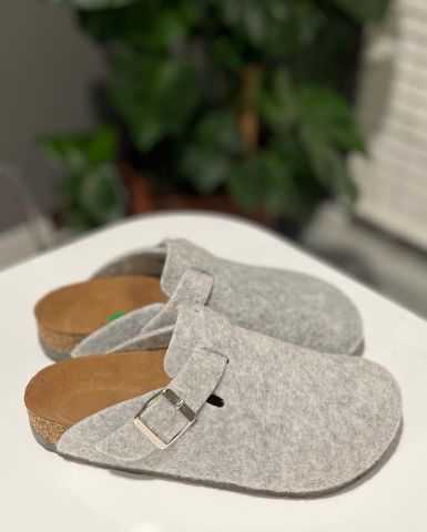 Land of Cork Mantar Taban Keçe Terlik