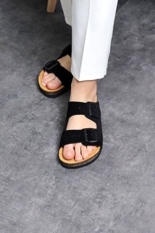 Land of Cork Doğal Mantar Taban Deri Terlik