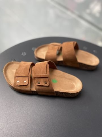 Land of cork doğal mantar taban hakiki deri terlik