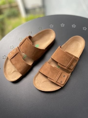 Land of cork doğal mantar taban hakiki deri terlik