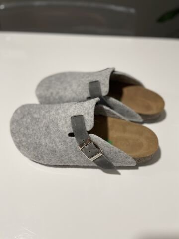 Land of Cork Mantar Taban İthal Keçe Terlik