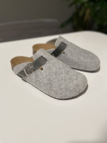 Land of Cork Mantar Taban İthal Keçe Terlik