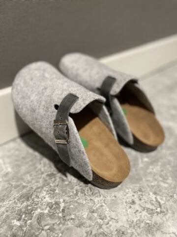 Land of Cork Mantar Taban İthal Keçe Terlik