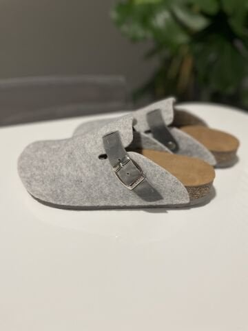 Land of Cork Mantar Taban İthal Keçe Terlik