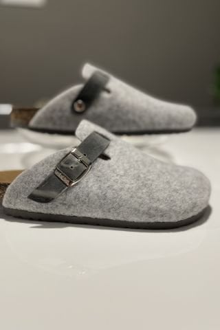 Land of Cork Mantar Taban İthal Keçe Terlik