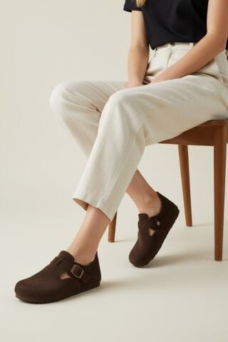 Land of Cork Doğal Mantar Tabanlı Unisex Ayakkabı – Anatomik Ark Destekli Hakiki Süet Deri Günlük Ayakkabı