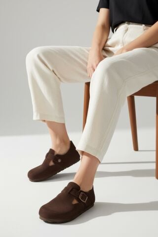 Land of Cork Doğal Mantar Tabanlı Unisex Ayakkabı – Anatomik Ark Destekli Hakiki Süet Deri Günlük Ayakkabı