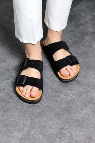 Land of Cork Doğal Mantar Taban Deri Terlik