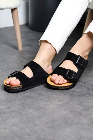 Land of Cork Doğal Mantar Taban Deri Terlik