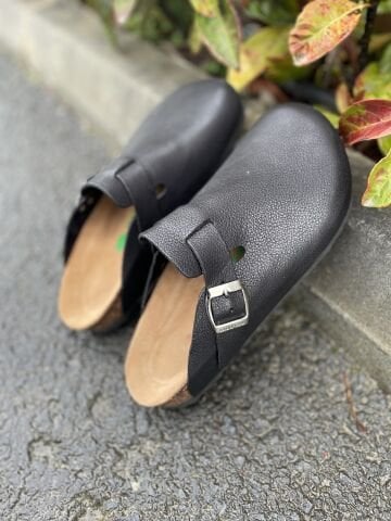 Land of Cork doğal mantar taban deri terlik