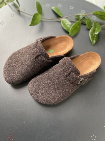 Land of Cork doğal mantar taban keçe terlik(Kopya)