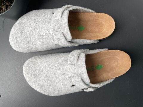 Land of Cork doğal mantar taban keçe terlik(Kopya)