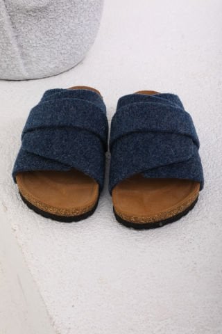 Land of Cork Mantar Taban Laci Keçe Terlik