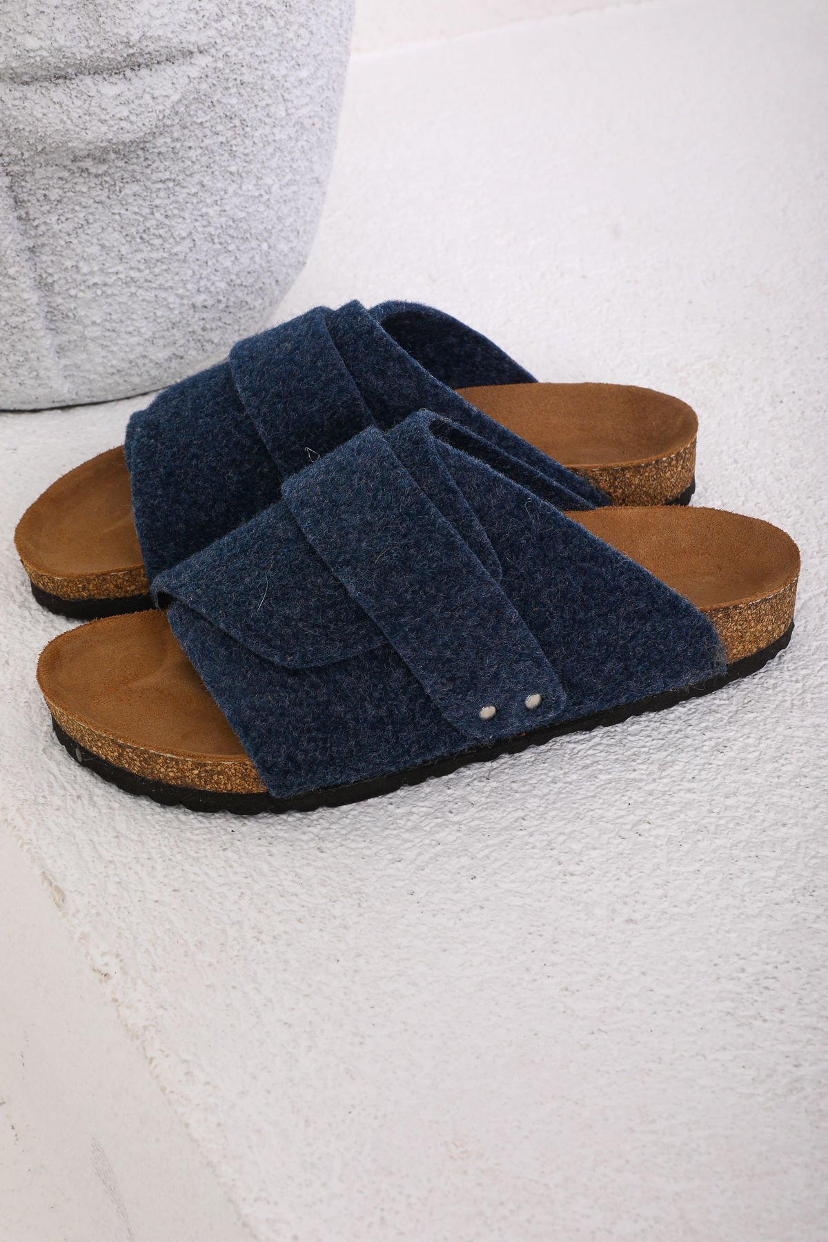 Land of Cork Mantar Taban Laci Keçe Terlik