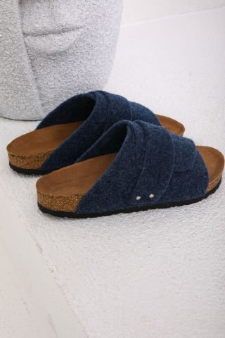 Land of Cork Mantar Taban Laci Keçe Terlik