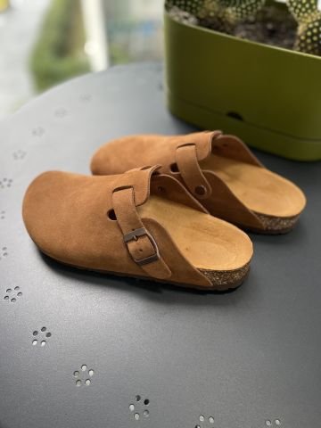 Land of Cork doğal mantar taban deri sabo terlik