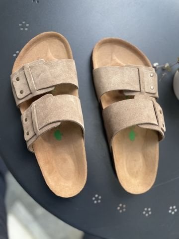 Land of Cork doğal mantar hakiki deri terlik