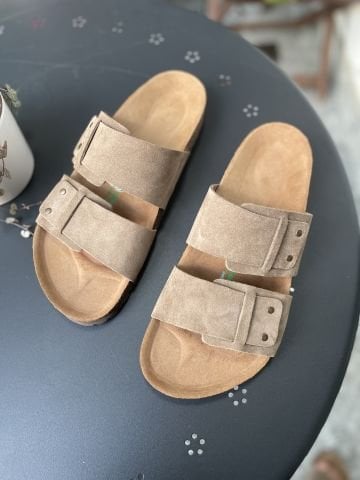 Land of Cork doğal mantar hakiki deri terlik